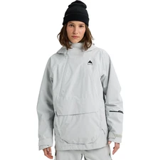 Women's BURTON Reserve 2L Relaxed Anorak Jacket GRAY CLOUD