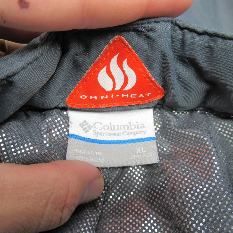 Columbia Pantalones Juveniles XL Blanco Omni Impermeable Bolsillos Aislados Esquí Nieve Foto 3 de 4