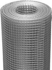 1/4 Inch Hardware Cloth 48 Inch X 100 Ft 23 Gauge, Hot-Dip Galvanized after Weld