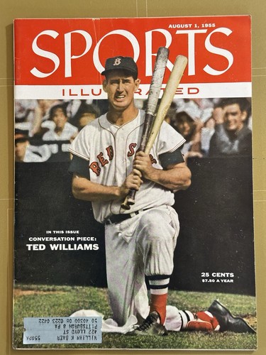 1955 Sports Illustrated Magazine Ted Williams Boston Red Sox First Cover - Picture 1 of 5