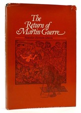 Natalie Zemon Davis THE RETURN OF MARTIN GUERRE  1st Edition 3rd Printing