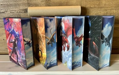 The Broken Binding SIGNED Inheritance Cycle Books 1-4 Set With Alternative DJs