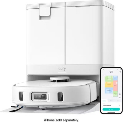 eufy - X10 Pro Omni Wi-Fi Connected Robot Vacuum & Mop with Self Washing and ...