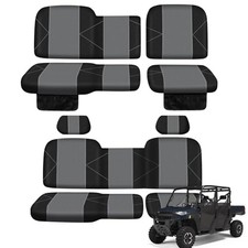 Custom-fit Seat Covers Set Replace for 2017-2021 Polaris Ranger Crew XP