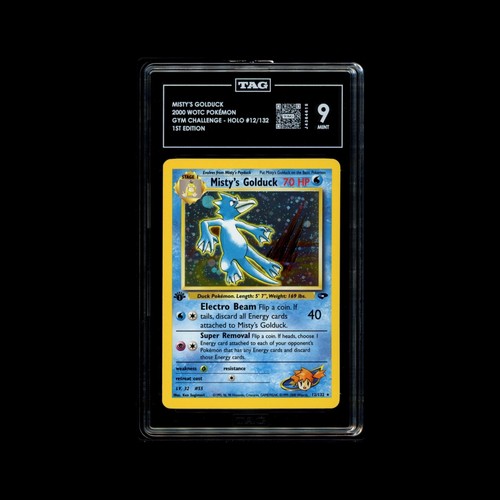 Misty's Golduck (1st Edition) graded TAG 9 for sale on eBay