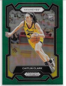 2024 PANINI PRIZM DRAFT PICKS CAITLIN CLARK #57 GREEN PRIZM
