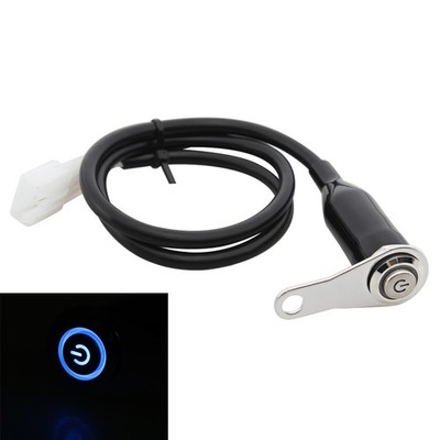 LED Motorcycle Handlebar Mount Switch ON/OFF Push Button Headlight Fog Light 12V