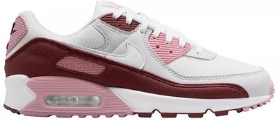 Nike Air Max 90 SE Women's 7 Dark Red Pink White HM9451600