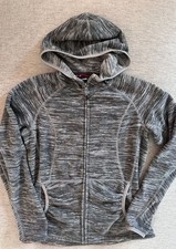 The North Face Women's Heathered Gray Full-Zip Hoodie