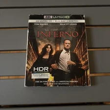 Inferno (4K Ultra HD) DVD OOP Tom Hanks Felicity Jones  Blu Ray