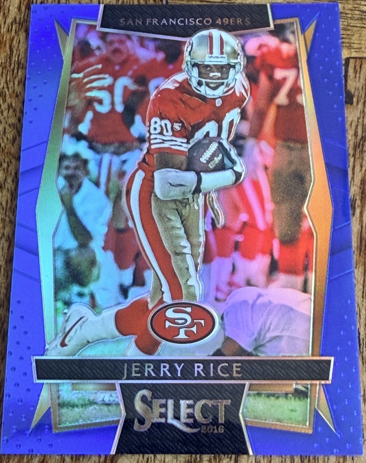 2016 Select Jerry Rice Blue Prizm /149 #’d HOF 49ers SSP Low Serial 🔥