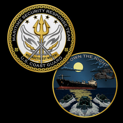 US Coast Guard USCG Maritime Security Response Team MSRT Challenge Coin