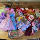 Lot of 100 Vintage To Modern Barbie Doll Clothes Dresses Accessories Shoes