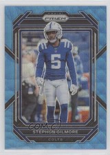 2022 Panini Prizm Blue Wave Prizm 110/199 Stephon Gilmore #128 0q1p
