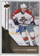 2016-17 Upper Deck Overtime Gold Foil Auto Aleksander Barkov #22 Auto 7b5