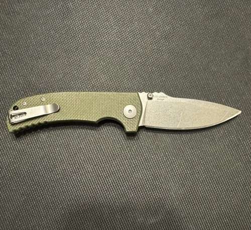Spartan Blades Astor SFBL8GR CTS-XHP Liner Lock  OD Green G10