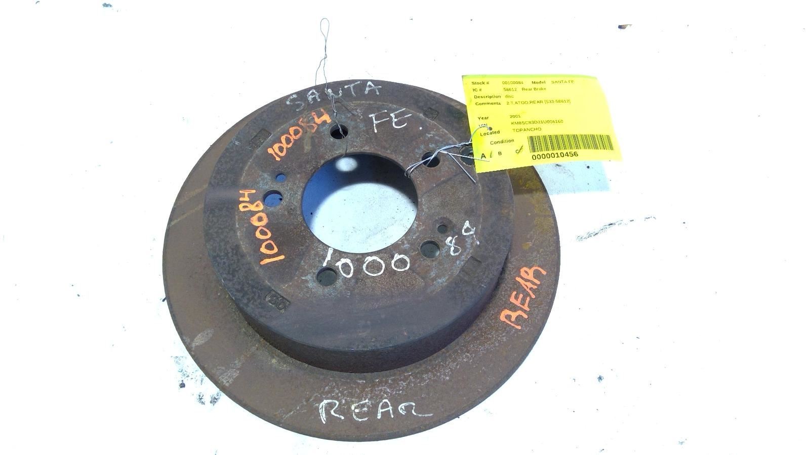 Rear Brakes Rotor AWD Fits 05-16 SPORTAGE 26726