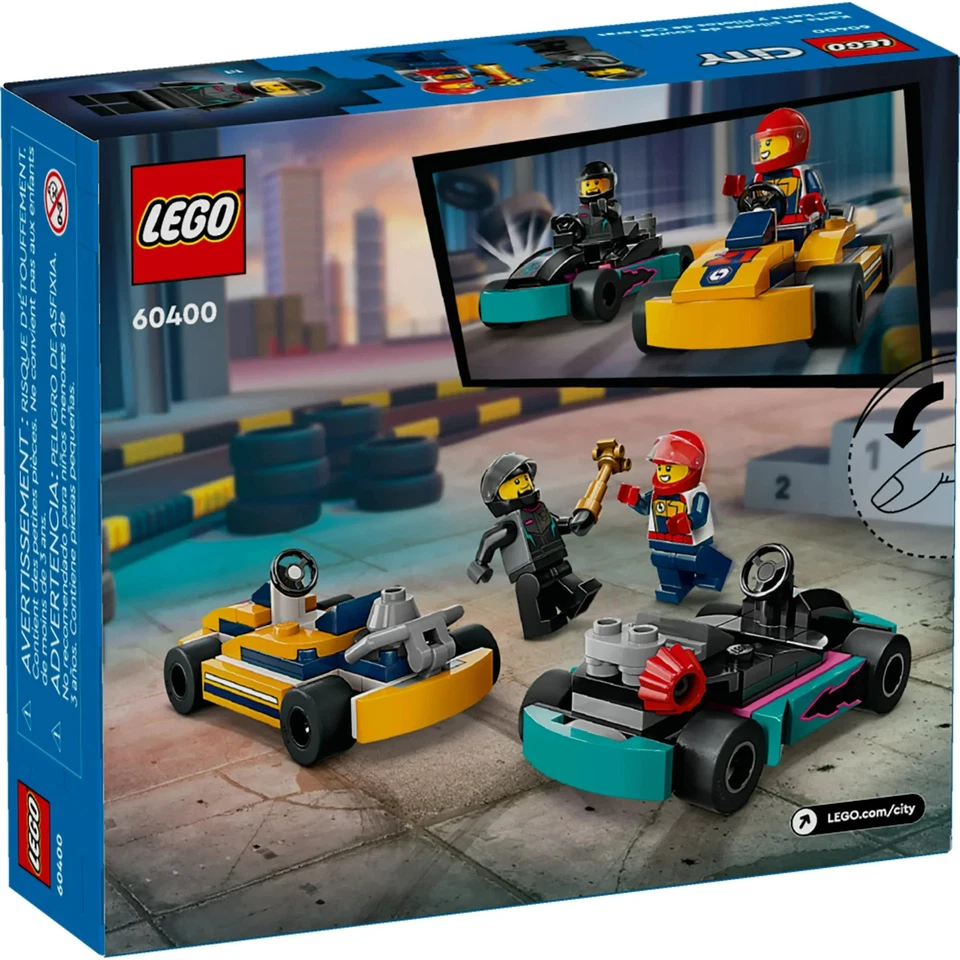 Lego City Go-Karts y pilotos de carreras 99 piezas 60400 nuevo Foto 2 de 4