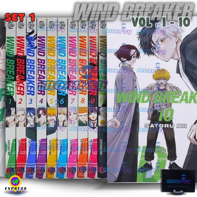 Wind Breaker Vol 1-10 Manga English Full Set Comic Books New