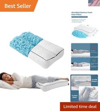 Knee Pillow for Side Sleepers Memory Foam Support Hip Pain Relief Leg Elevation