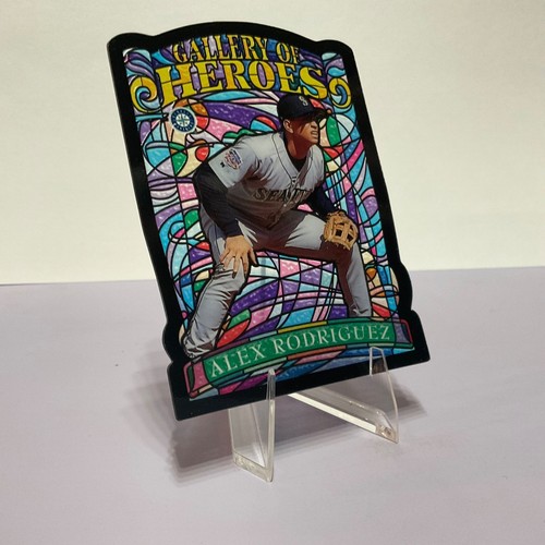 DIE CUT ⚾ 1998 Topps Gallery ALEX RODRIGUEZ Gallery Of Heroes * NICE! - Picture 2 of 3