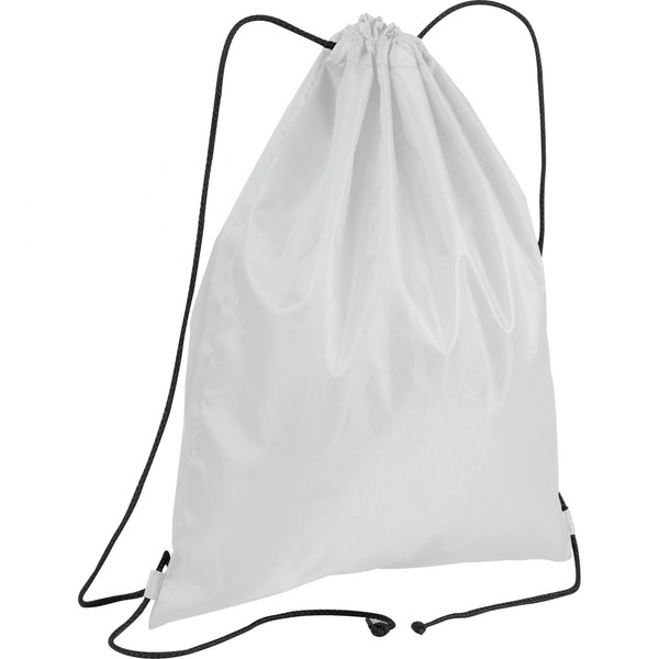 Gymbag / Sportbeutel / Turnbeutel / Aus Recyceltem Polyester / Farbe: Weiß-image