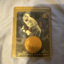 Pinnacle 1997 Mint Collection Barry Sanders #27 Lions Minted Highlights NFL Card