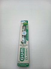 GUM Classic 409 Brosse à Dents Soft Manche Bio-Based Sans Plastique NEUF