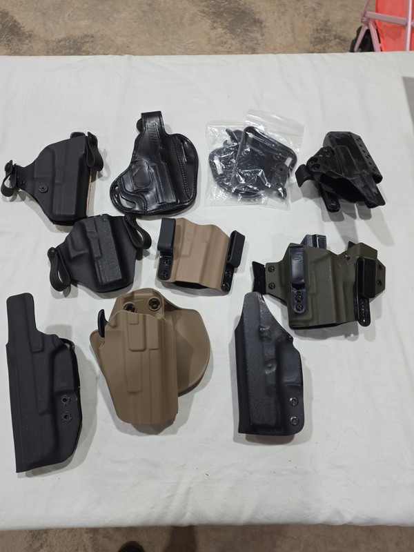 Lot Of 9 Different Holsters
