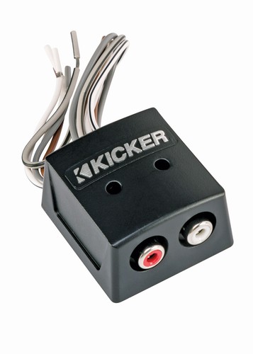 Kicker 46KISLOC Car Audio Amp 2 Channel RCA Line Output Converter KISLOC Used