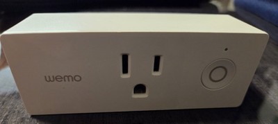 WeMo WiFi Enabled Mini Smart Plug - White (F7C063)
