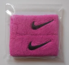 Nike BCA Swoosh Bicep Bands 1 1/2" Unisex Pink/Black One Pair
