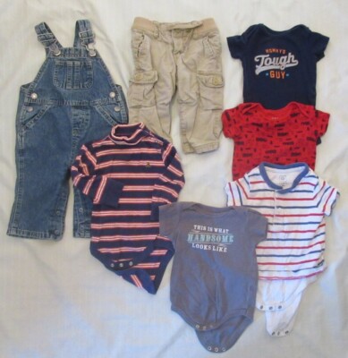 Baby Boy lot Mix clothing Baby Gap, Old Navy an more Size 6-12 Months