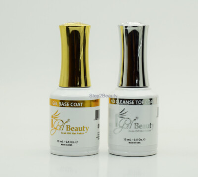 iGel Beauty Soak Off Gel Polish - Base Coat + No Cleanse Top Coat  0.5 oz