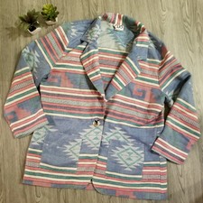 Clio Native Indian Print Womens Blazer Jacket