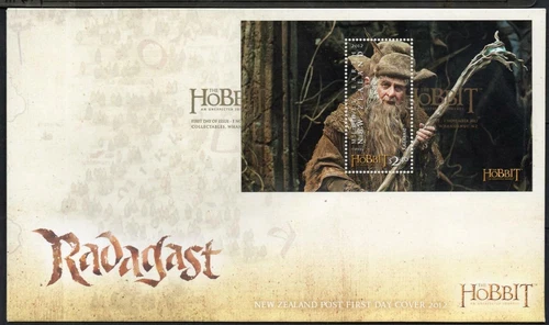 NEW ZEALAND 2012  Hobbit, Unexpected Journey, Radagast FDC