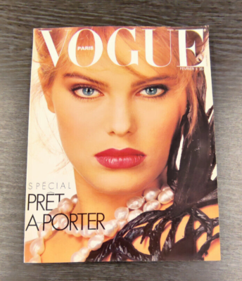 French VOGUE Paris Magazine: February 1983 - Renee Simonsen | eBay