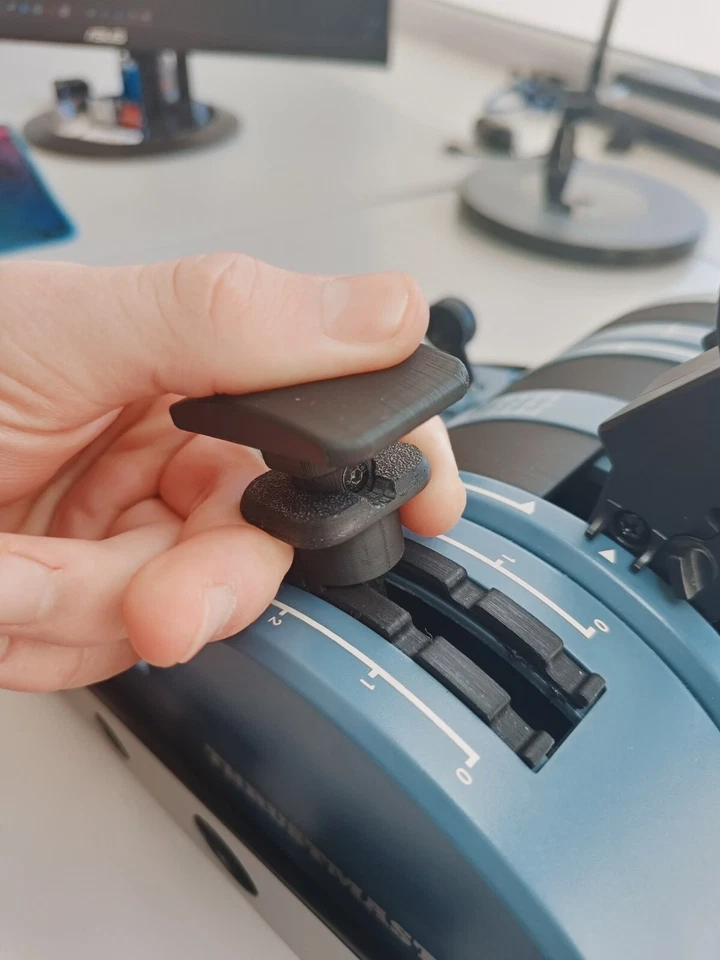 Functional A320 Flap Lever for the TCA Quadrant Thrustmaster Conversion Kit - Image 3 of 4