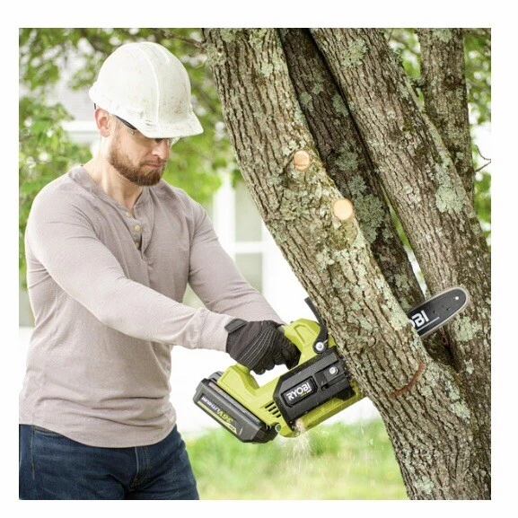 NEW Ryobi 36V HP Brushless 12” (30cm) Top Handle Chainsaw 4.0Ah Kit R36XCHS14 - Image 4 of 4