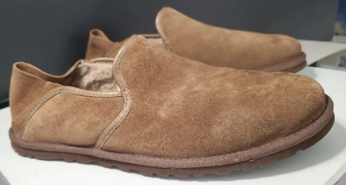 Mocassino slip on UGG Cooke marrone pelle scamosciata taglia 9