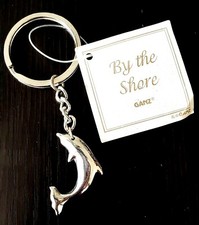 NWT Gamz Silver Dolphin Ocean Dangle Keychain Key Chain Key Holder