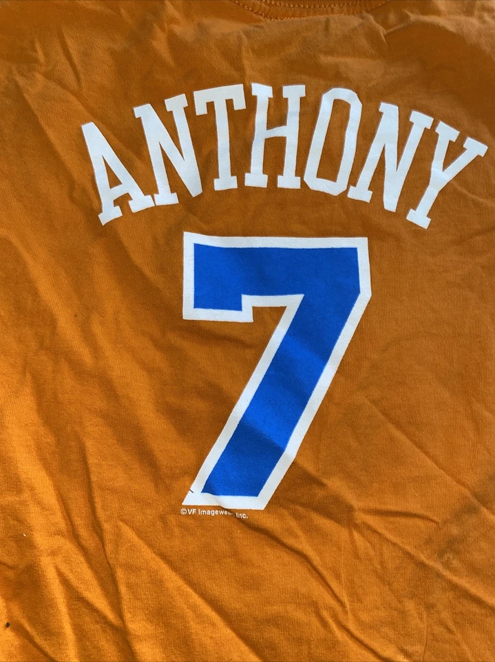 Camiseta New York Knicks Niños Jóvenes Grande Naranja✅✅ Foto 4 de 4