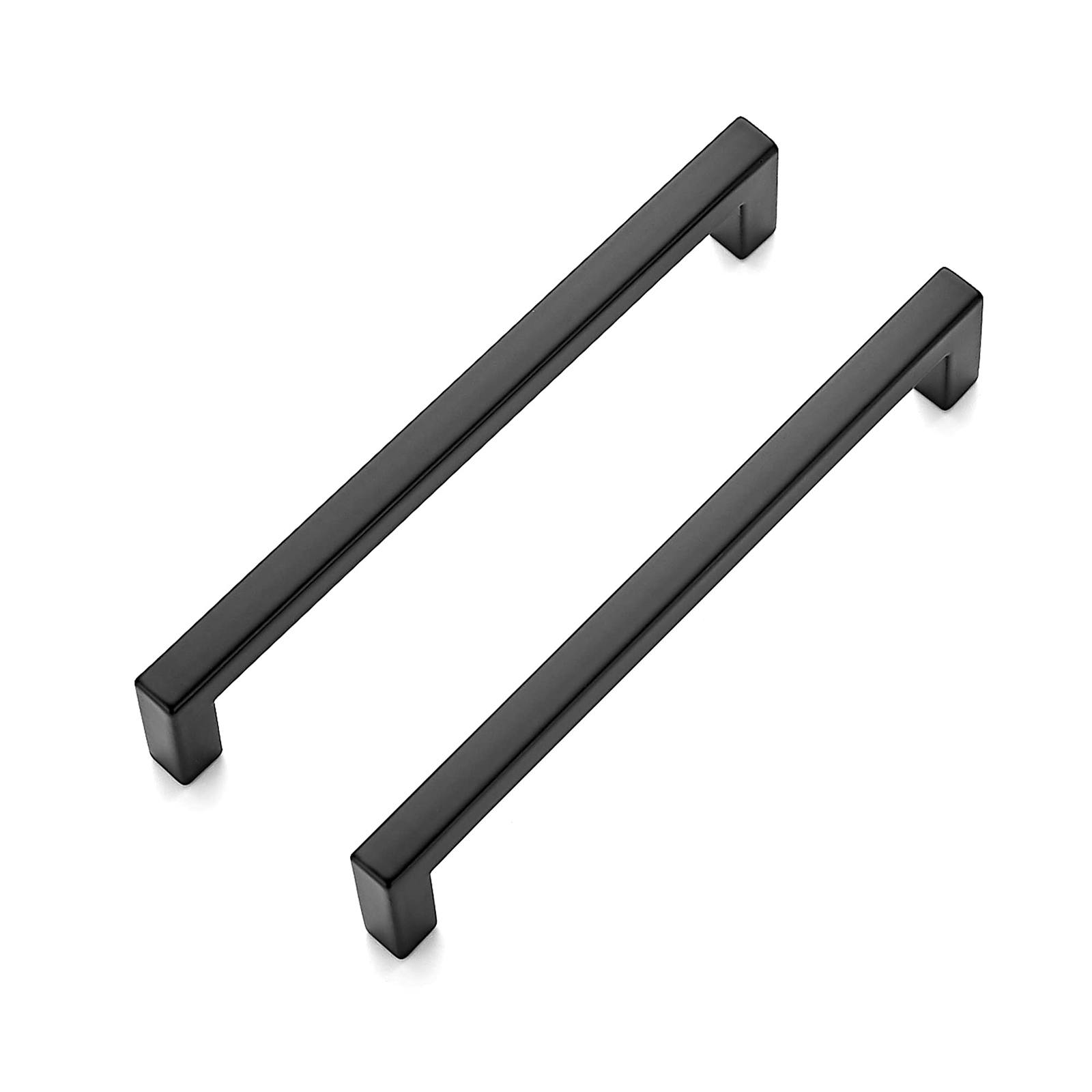 Matte Black 5 Inch Square Cabinet Pulls 15 Pack Drawer Handles