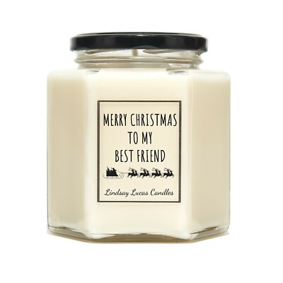 Weihnachtsgeschenk für beste Freundin, Kerze, Duftkerze, Weihnachtskerze