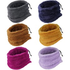 Winter Neck Warm Gaiter Fleece Half Face Mask Windproof Ski Scarf for Men Women