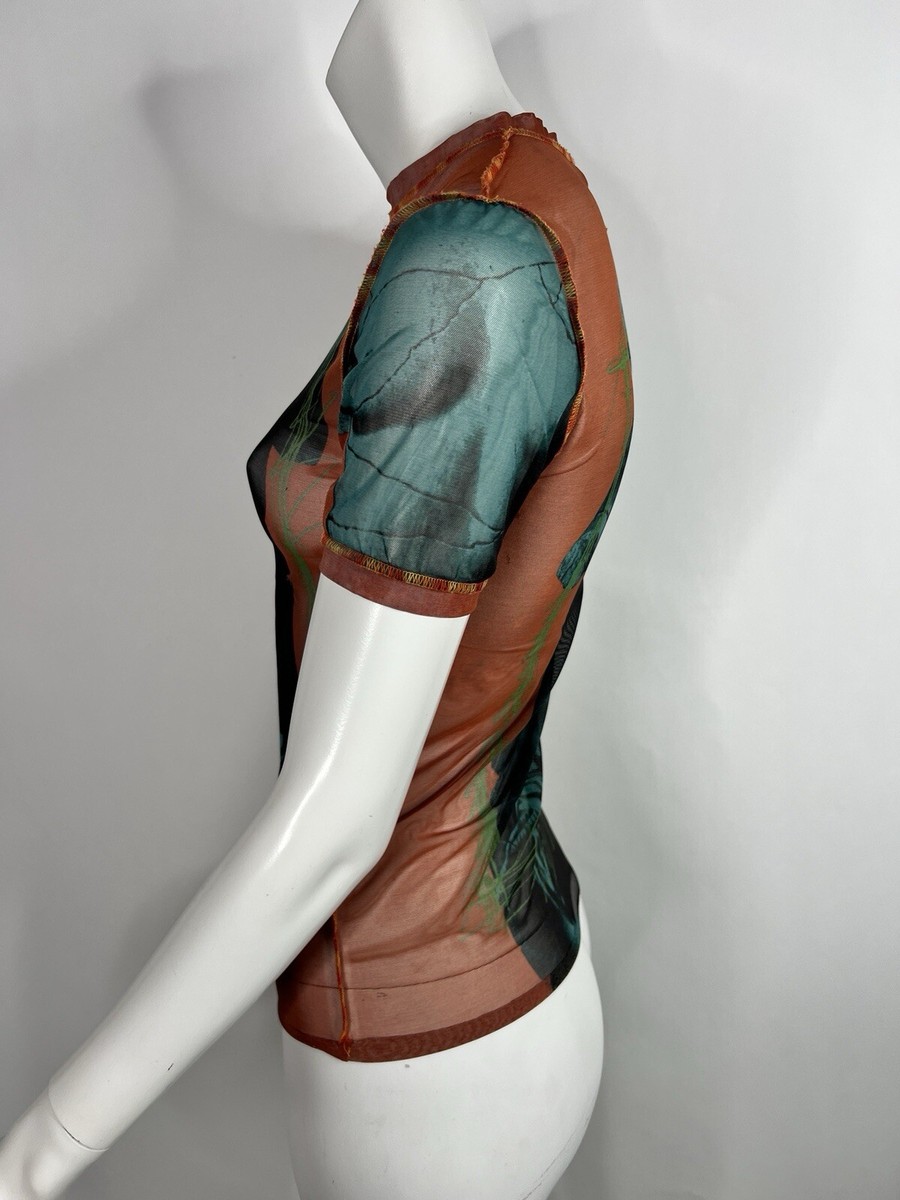 ジャケット・アウター Jean Paul GAULTIER Mesh Jacket Top 40 Jean Paul Gaultier Lace up-embellished Denim Jacket | Black