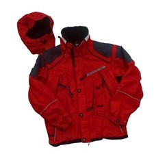 Marker Winter Nylon Coat Ski Jacket - Medium - Red - Removable Hood