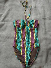 John Lewis cute spotty halter neck swimming costume Size 10