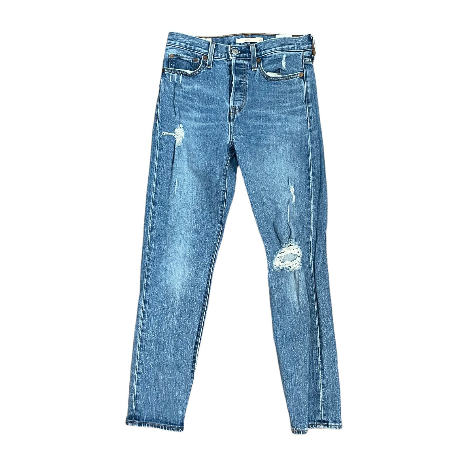 Levis Womens Blue Wedgie Medium Wash 