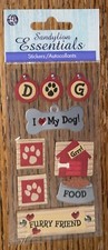 Essentials Sandylion    My Dog Pet Puppy Food Bone Furry Friend Paw Print Sticker